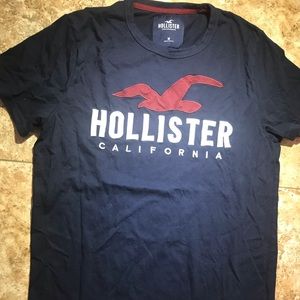 Blue Hollister Crew Neck